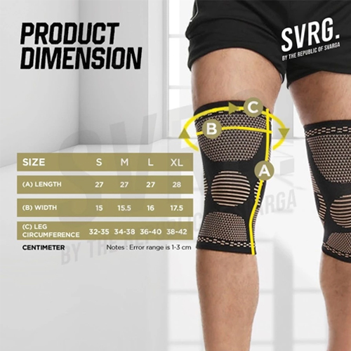 The Republic of Svarga Svarga Compression Knee Sleeve 