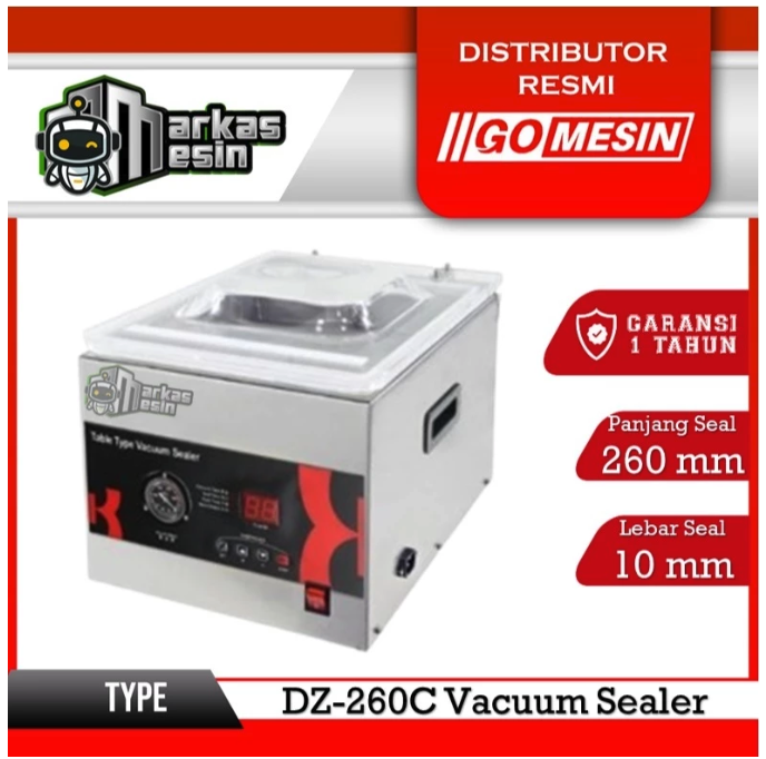 Gomesin Bakery & Kitchen Equipment  Gomesin Vacuum Sealer DZ-260C