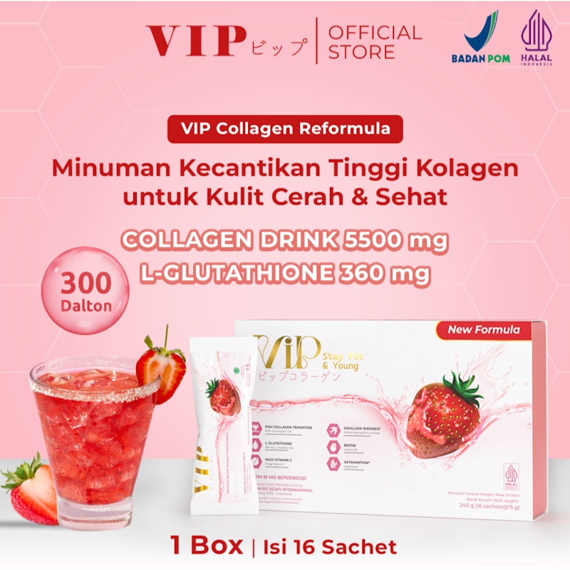 VIP Stay Fit & Young Minuman Serbuk Kolagen