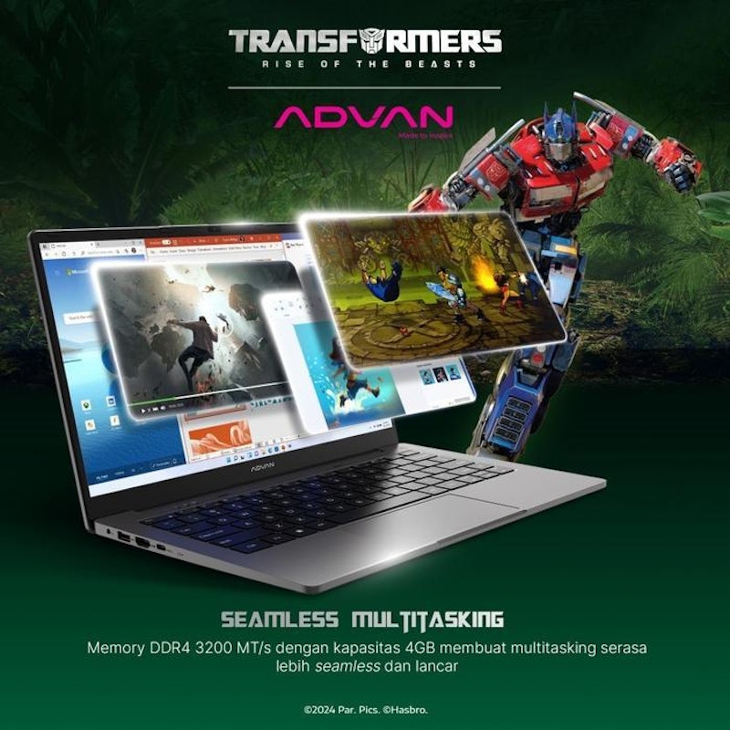 Advan T-Book x Transformers 3 2