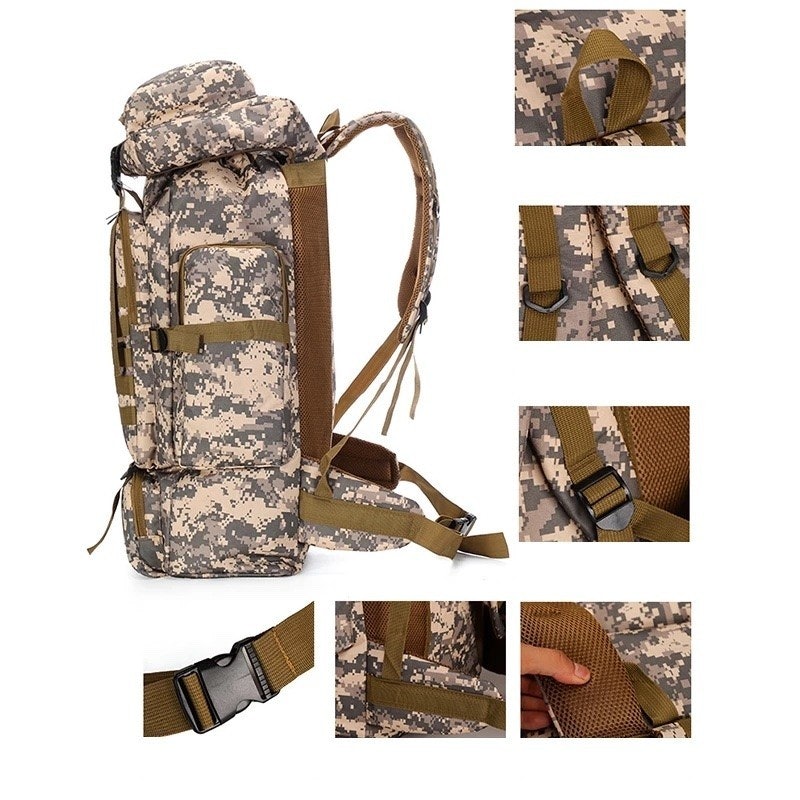 Mojoyce LH99 Tas Ransel Gunung 80L Army 4