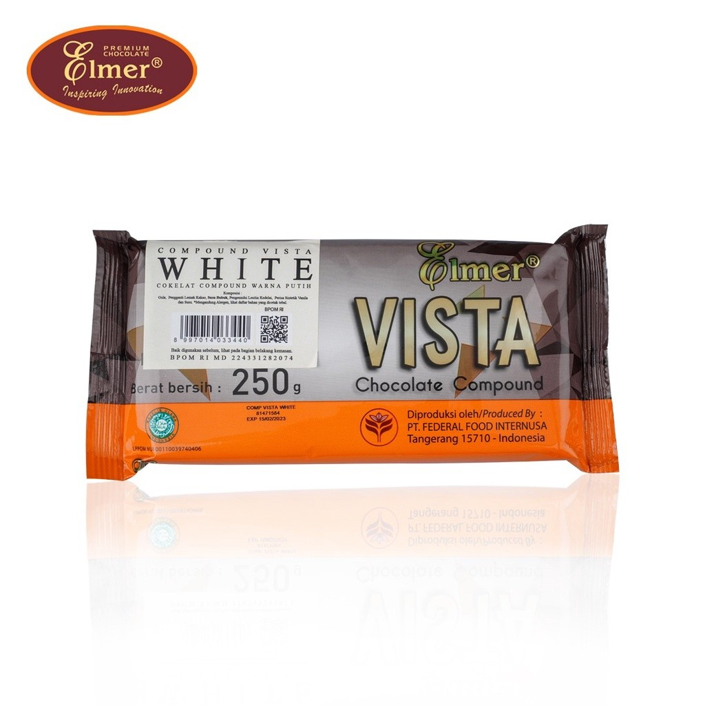 Federal Food Internusa Elmer Vista White Chocolate Compound 