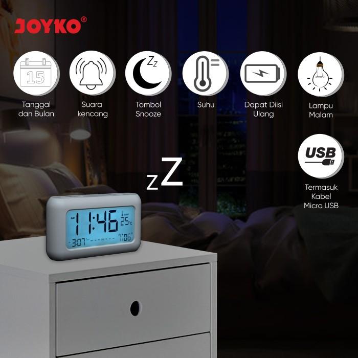 Atali Makmur JOYKO Rechargeable Digital Alarm Clock ALCL-608D