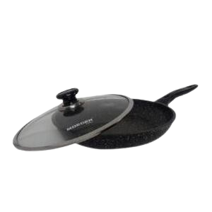 MOEGEN® Fry Pan Granite Series Plus Tutup Kaca 28 cm