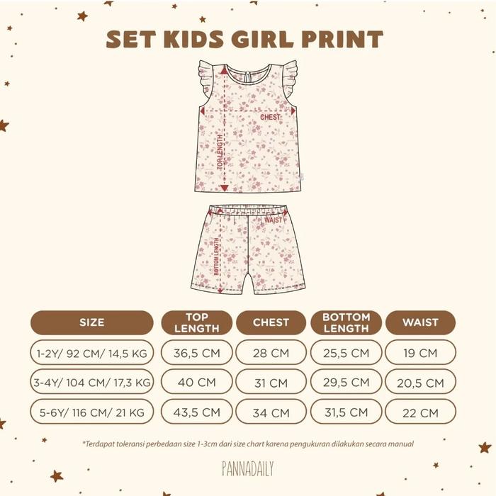 Bohopanna Pannadaily Set Kids Girl Print 5