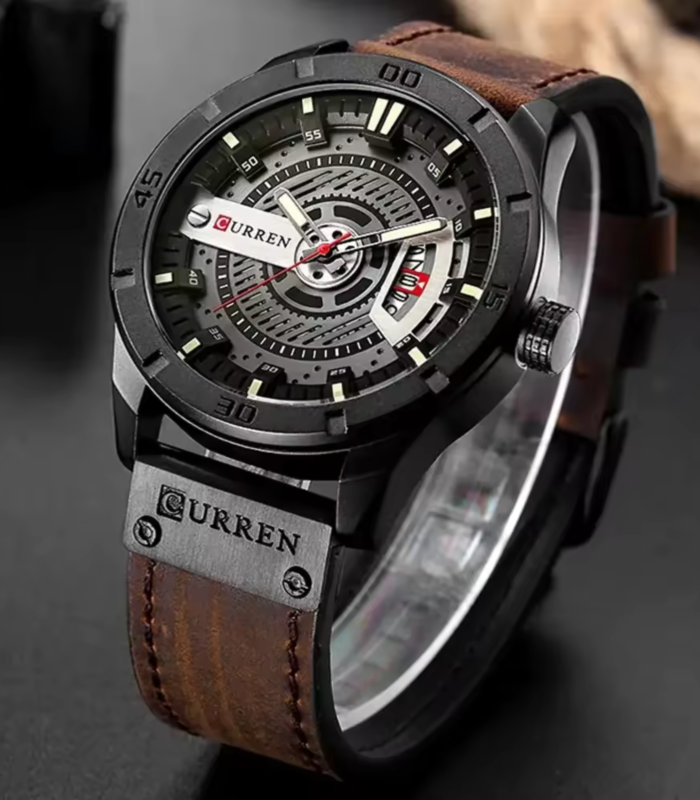 Curren New Fashion Men’s Leather Watch 8301 