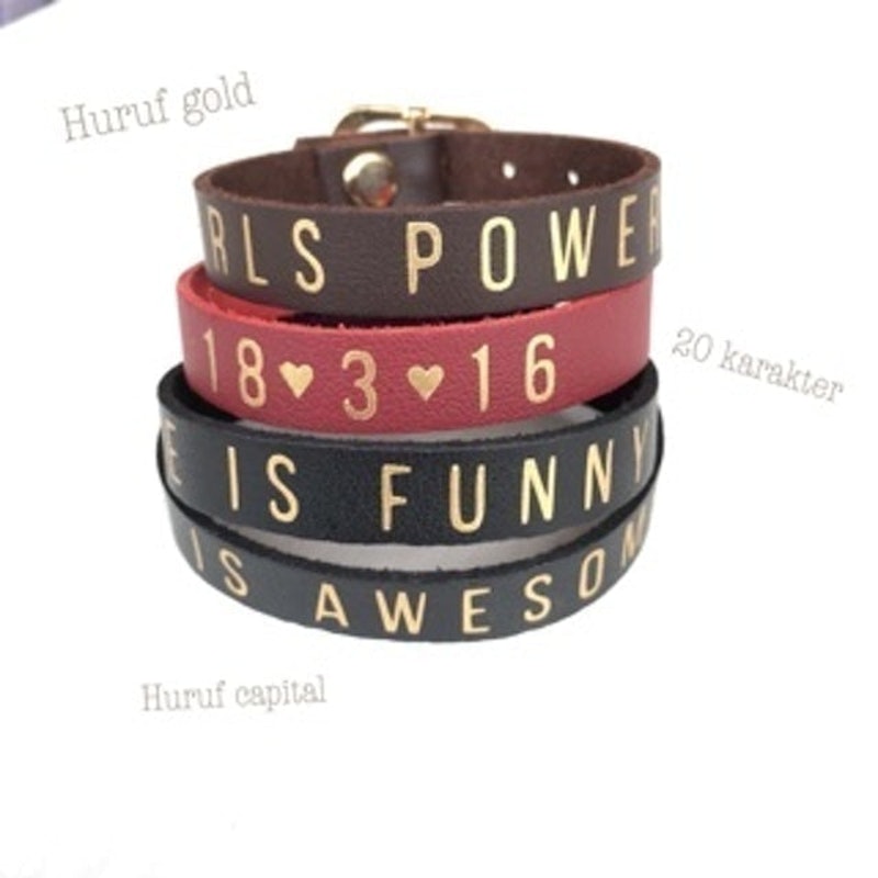 Gelang Kulit Couple 2