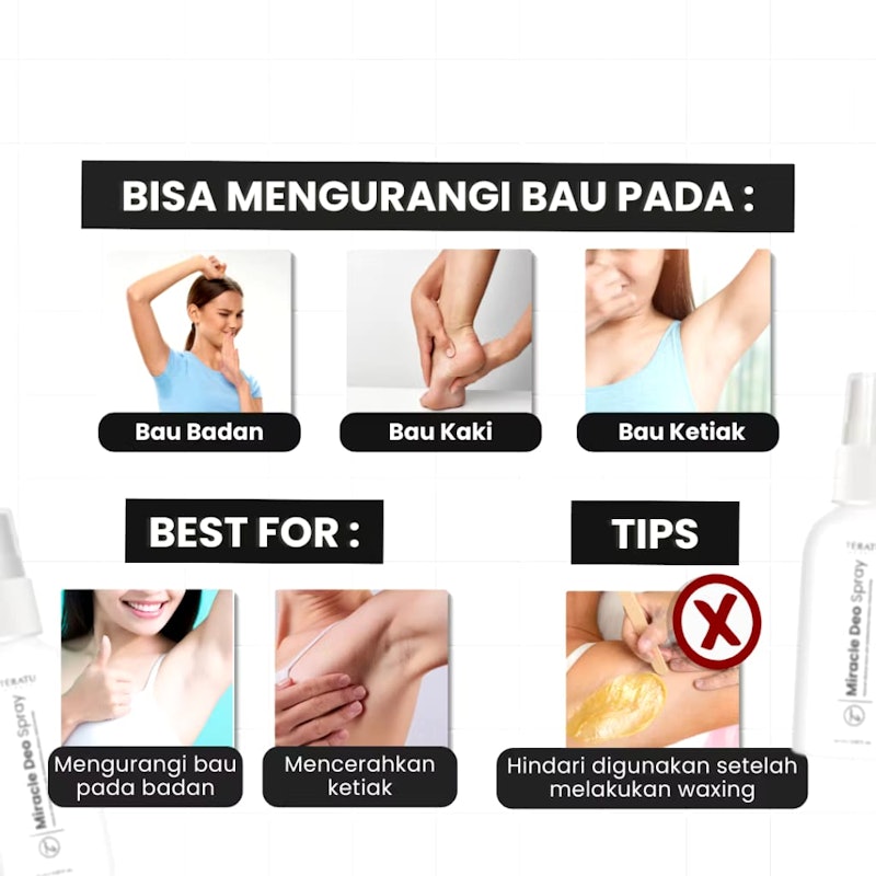 Miracle Deo Spray Deodorant 4