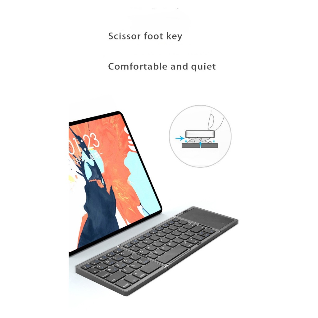  Keyboard Lipat Touch Pad Besar Versi 2