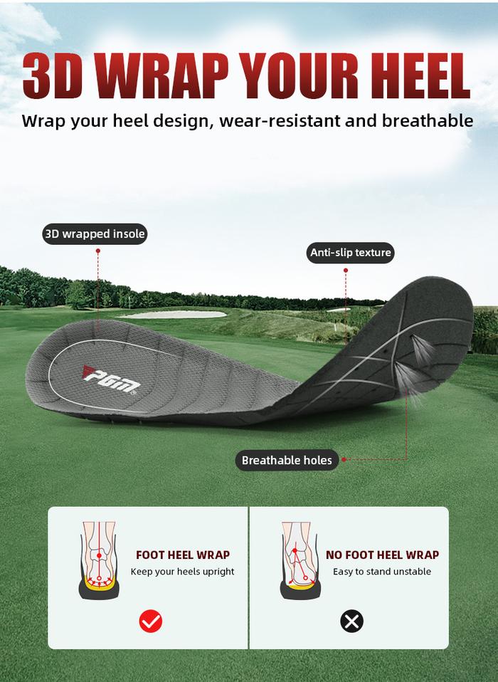 Prasetya Gema Mulia PGM Men's Golf Shoes Knob Shoe Lace