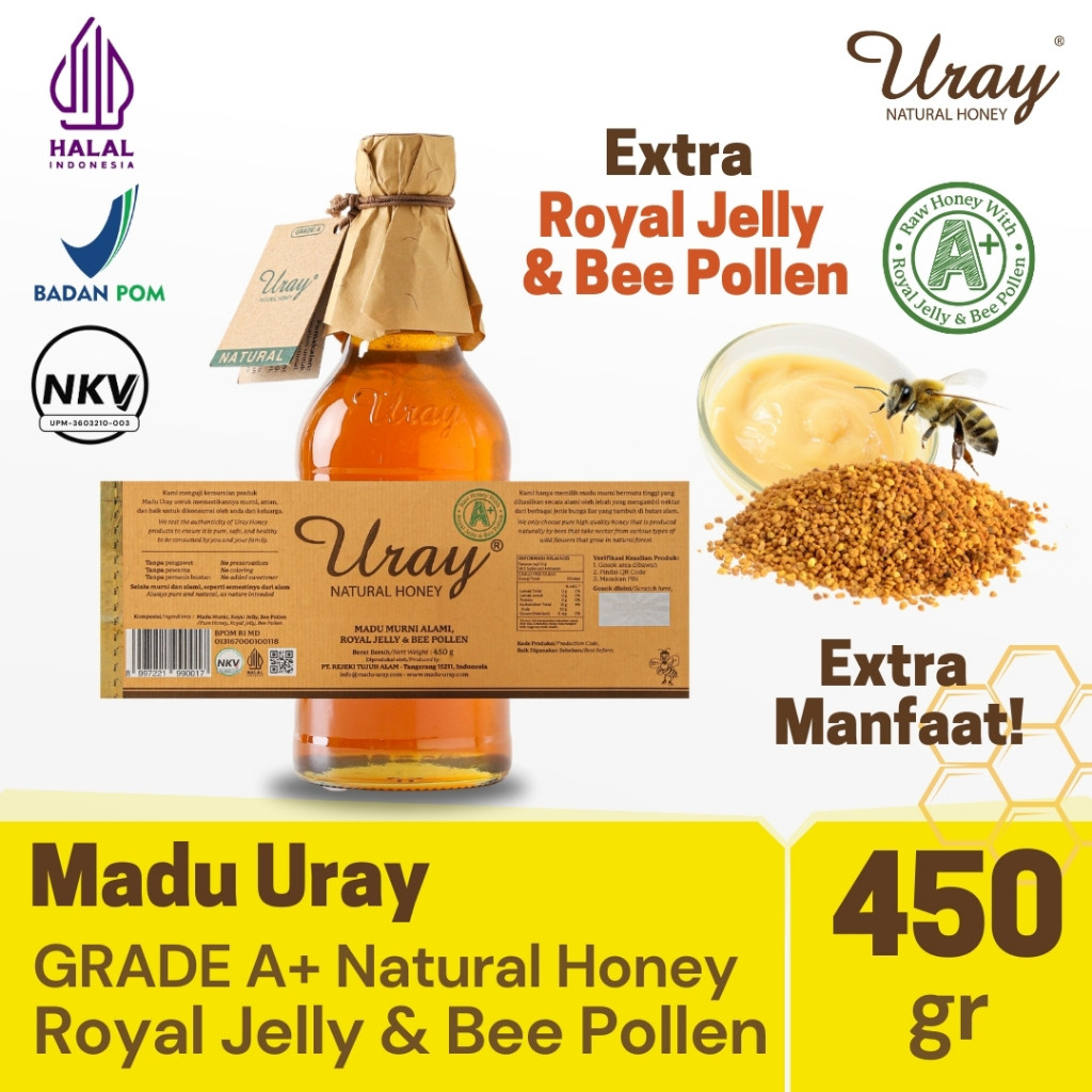 Rejeki Tujuh Alam  Madu Uray Natural Grade A+