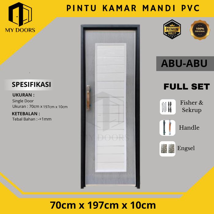 My Doors  Pintu Kamar Mandi PVC Full Panel Minimalis
