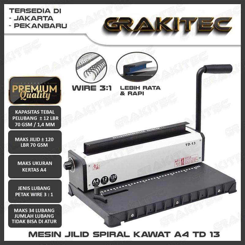 Mesin Jilid Spiral Kawat A4 3