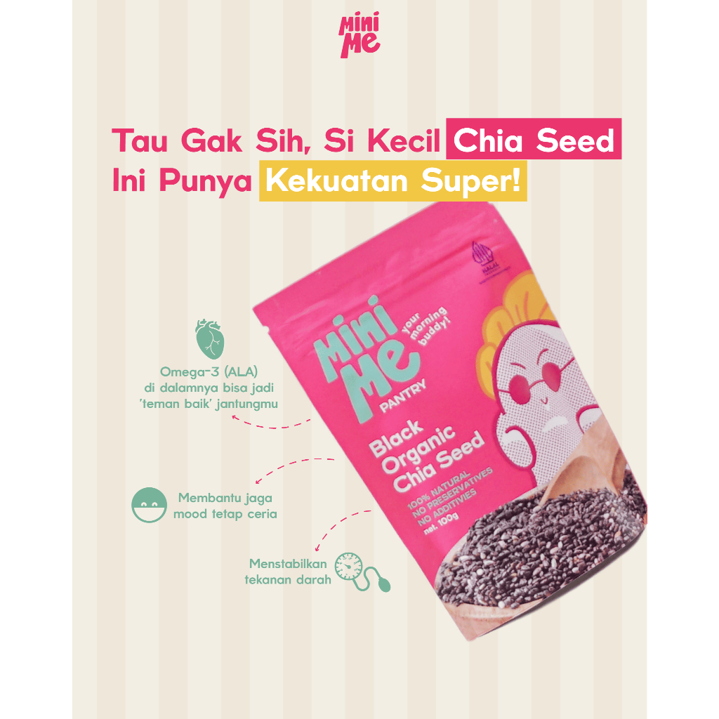 Sumber Pangan Sehat Minime Pantry Black Organic Chia Seed