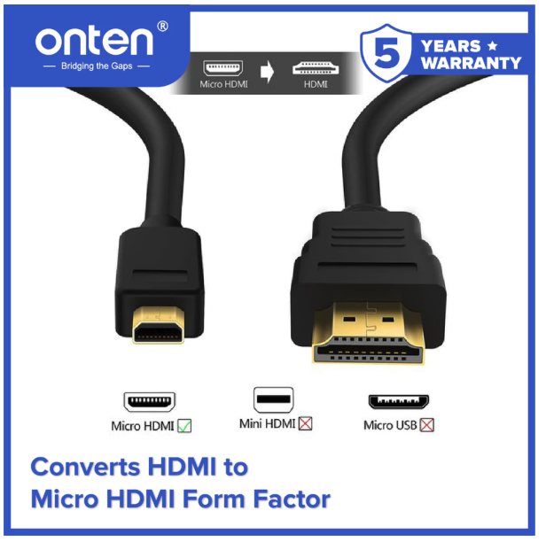 Onten HDMI to Micro HDMI 3