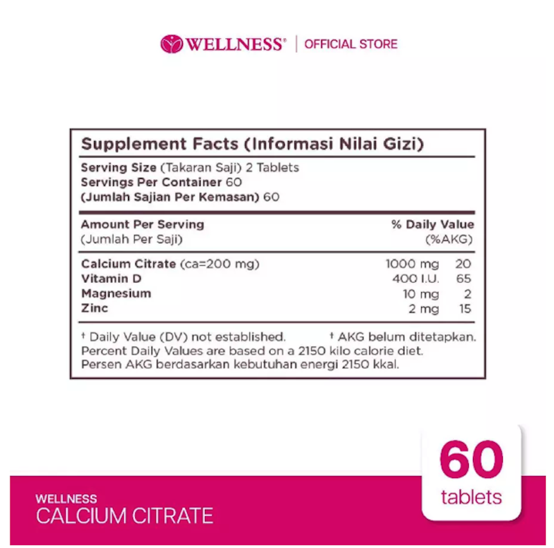 Wellness Calcium Citrate