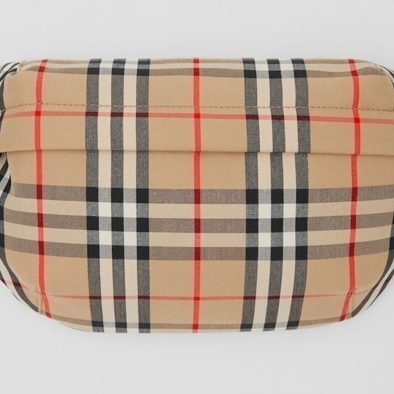 Vintage Check Bonded Cotton Medium Bum Bag 2