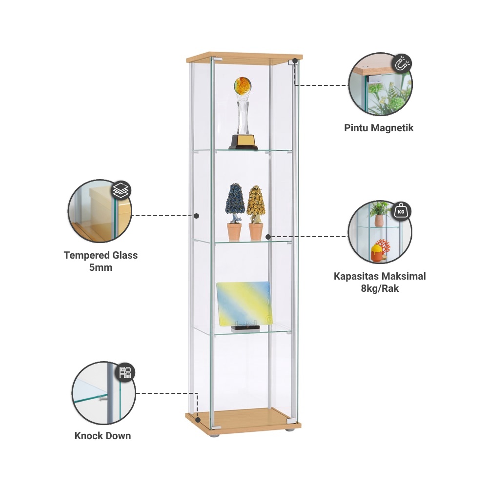Informa  Newvy Curio Rak 4