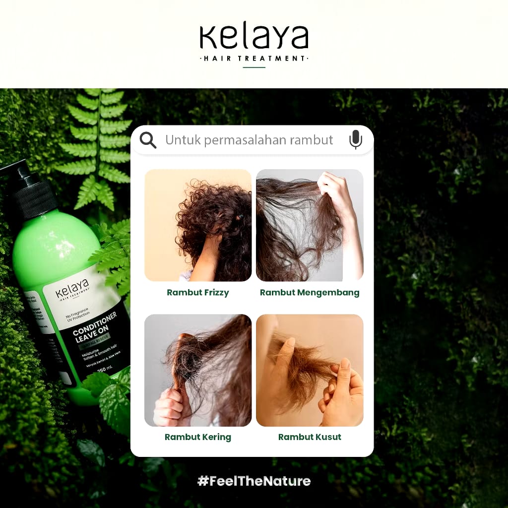 Inovasi Teknologi Kosmetika Kelaya Conditioner Leave On