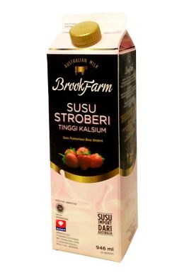 Brookfarm Susu Stroberi Tinggi Kalsium