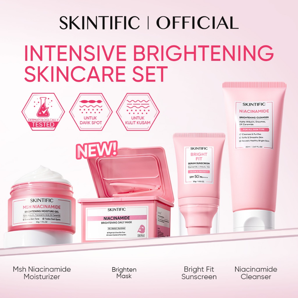 SKINTIFIC Cosmetics SKINTIFIC 4PCS Intensive Brightening Skincare Set