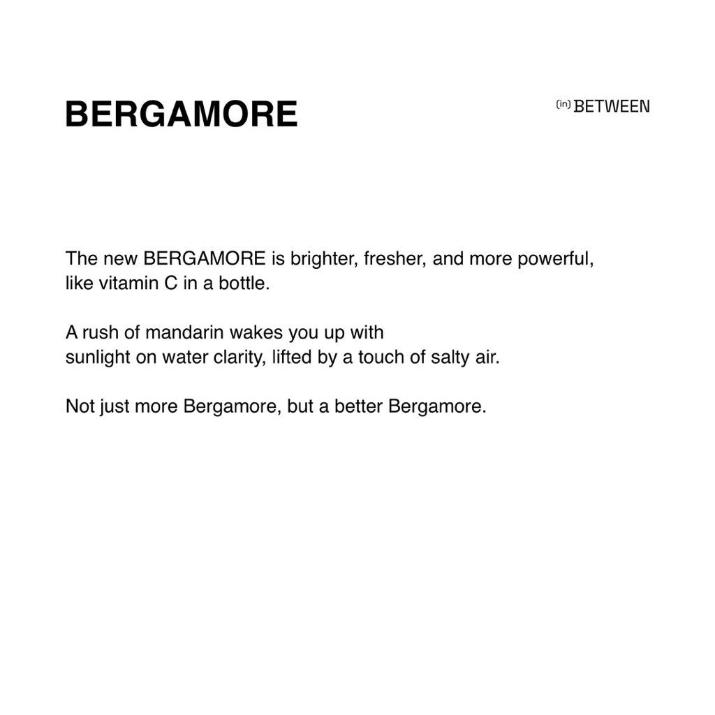 Usual Parfums Usual Parfums Bergamore