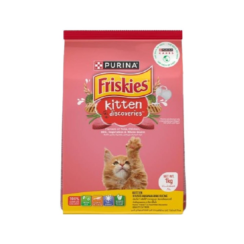 Friskies Kitten Discoveries Makanan Anak Kucing Kering 1kg 1