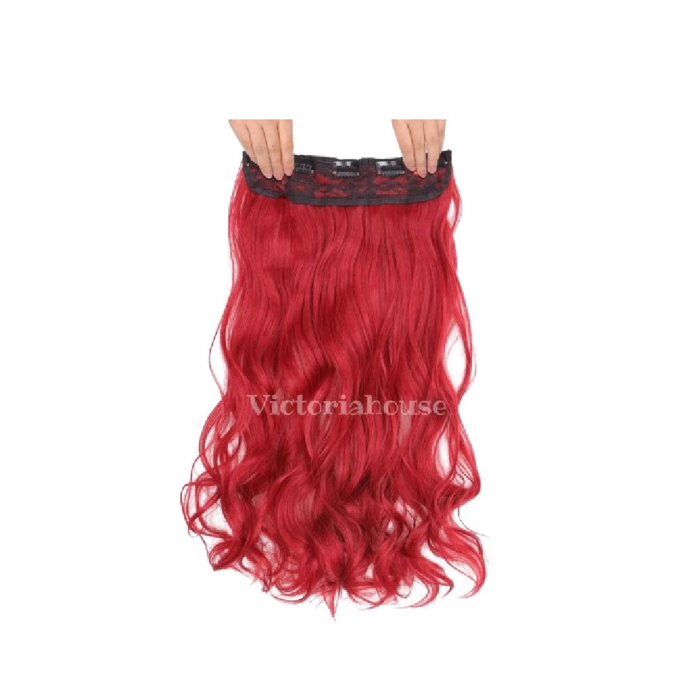 Hair Clip Curly Panjang 60-70 cm Black Curly