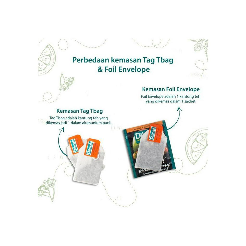 MJF Teas Dilmah Pure Camomile Flower Tea Foil Envelope