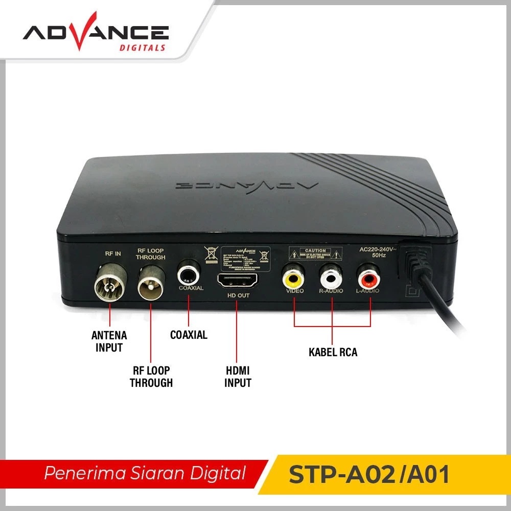 Advance Digitals Advance Set Top Box DVB-T2 STP-A02