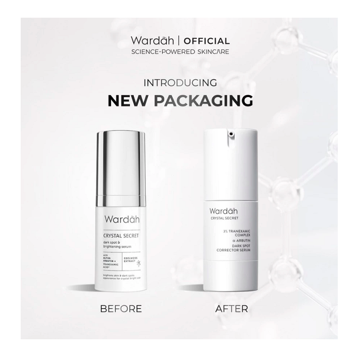 Paragon Technology and Innovation Wardah  Crystal Secret 3% Tranexamic Acid + Alpha Arbutin Dark Spot Corrector Serum