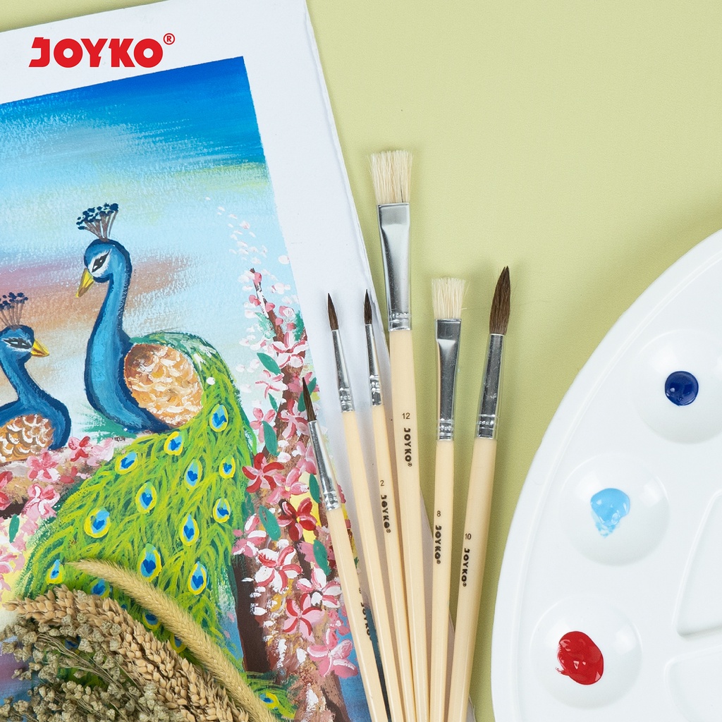 JOYKO Kuas Lukis Cat Air Acrylic BR-1
