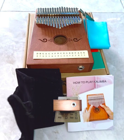 Kalimba Wood 17 Keys Elektrik 3