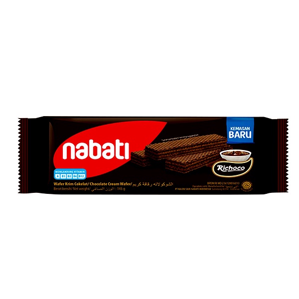 Kaldu Sari Nabati Indonesia Nabati Richoco Chocolate Wafer
