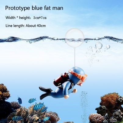 Hiasan Aquarium Miniatur Penyelam 