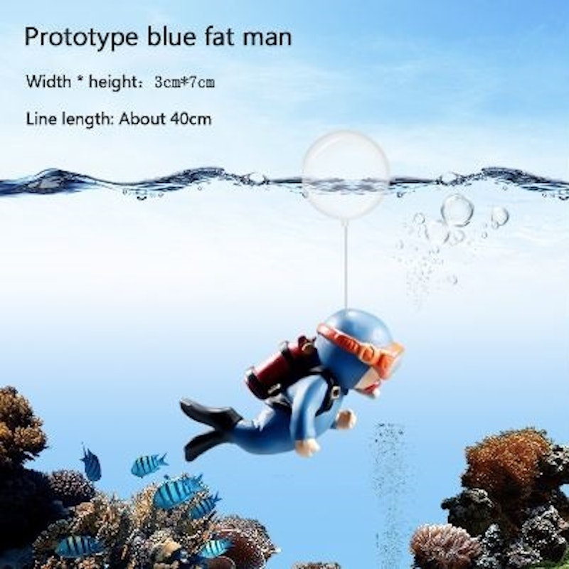 Hiasan Aquarium Miniatur Penyelam 2