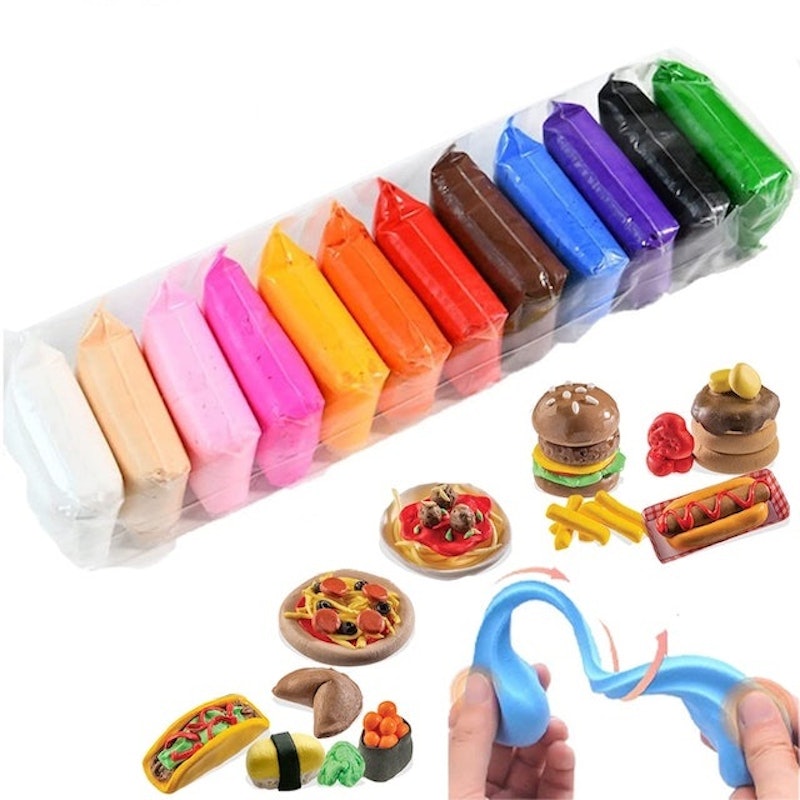 12 Warna Polymer Clay 1