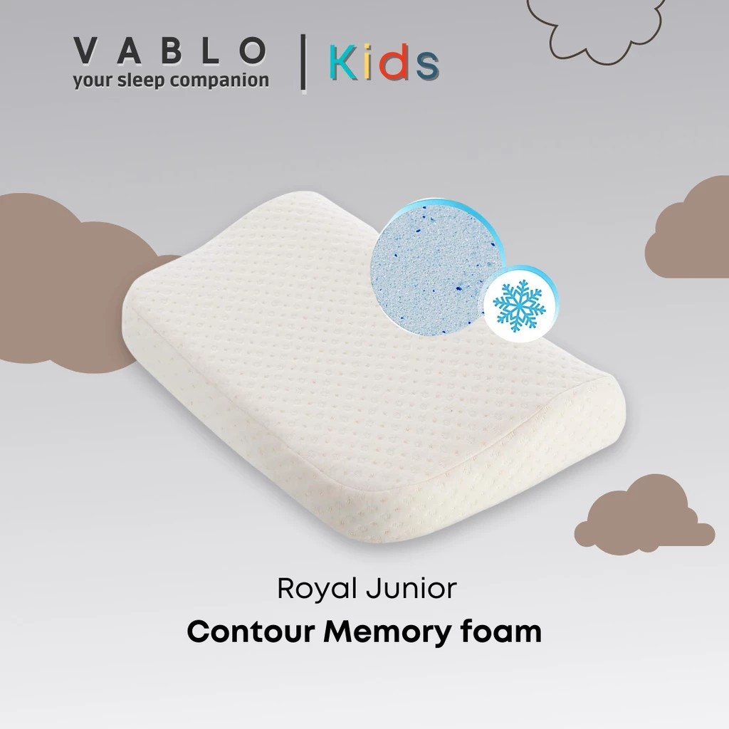  Vablo Kids Royal Junior Contour Memory Foam Pillow