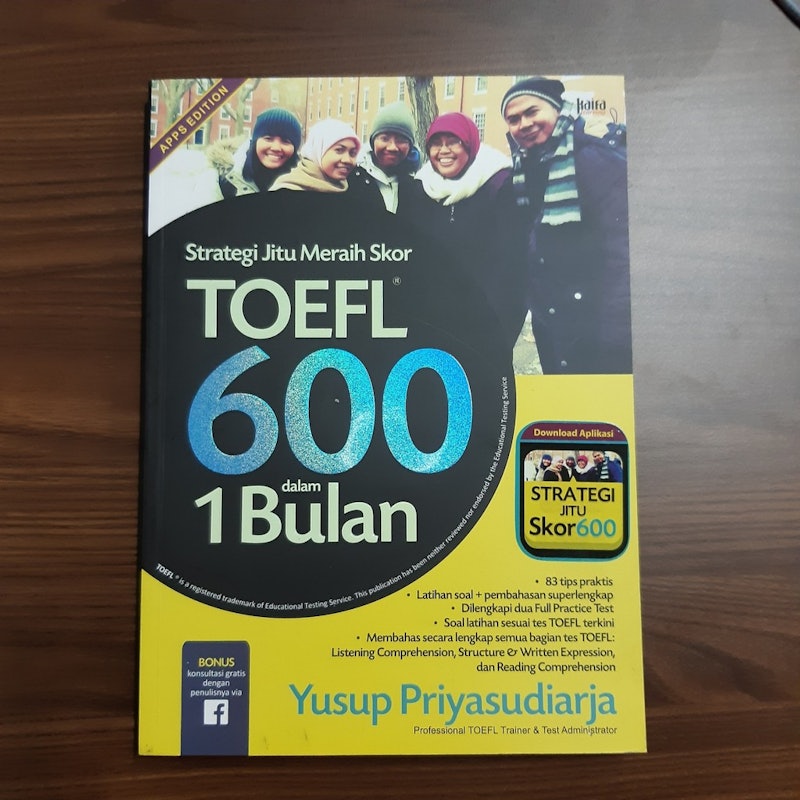 Strategi Jitu Meraih Skor TOEFL 600 Dalam 1 Bulan 2