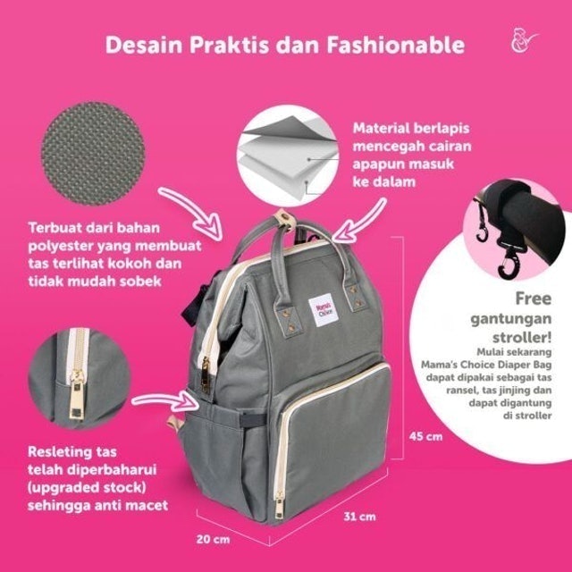 Multi-Function Diaper Bag (Limited) 4