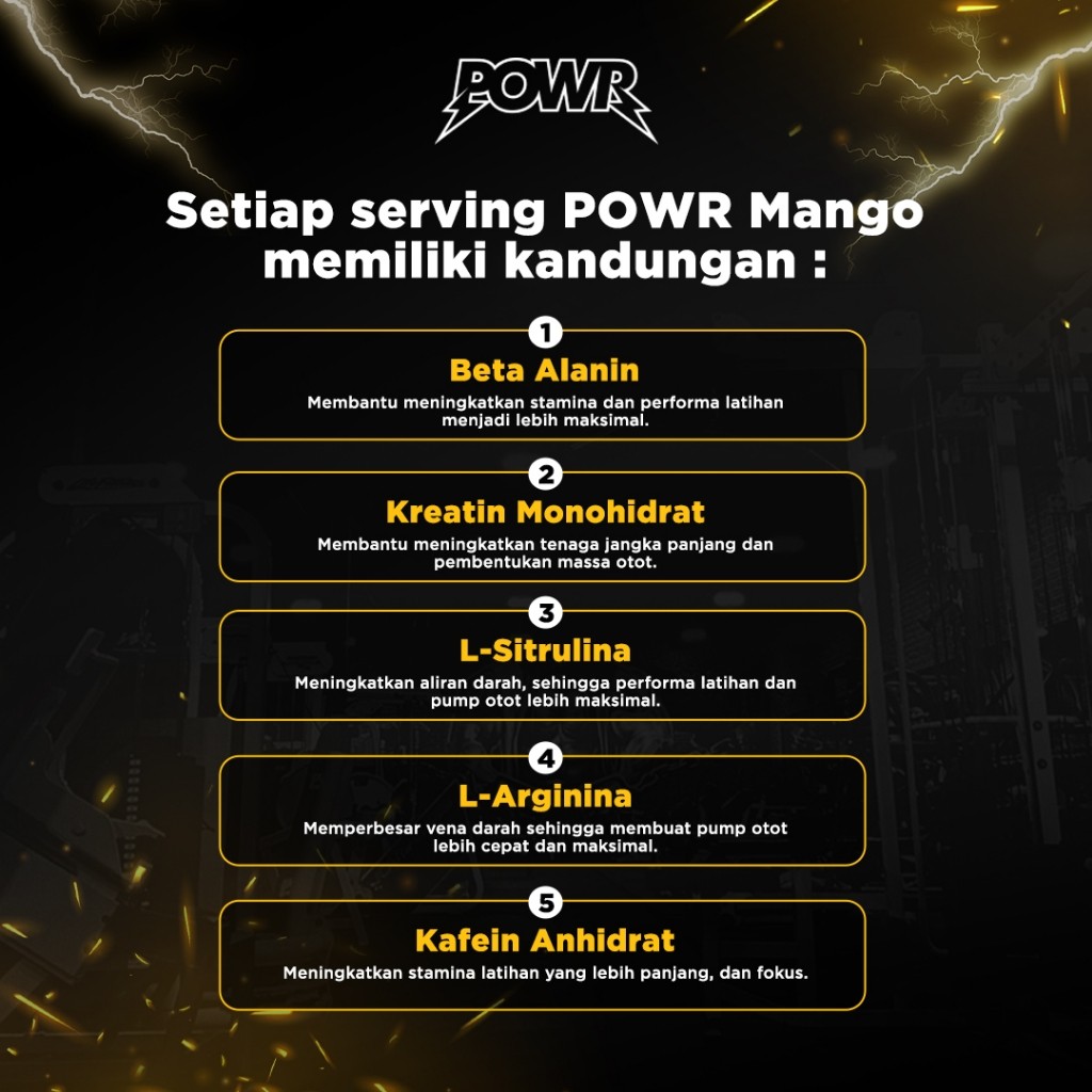 FITlife Nutrition Indonesia FITlife POWR Lemon