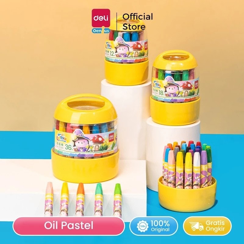 Deli Oil Pastel Kotak Barrell 5