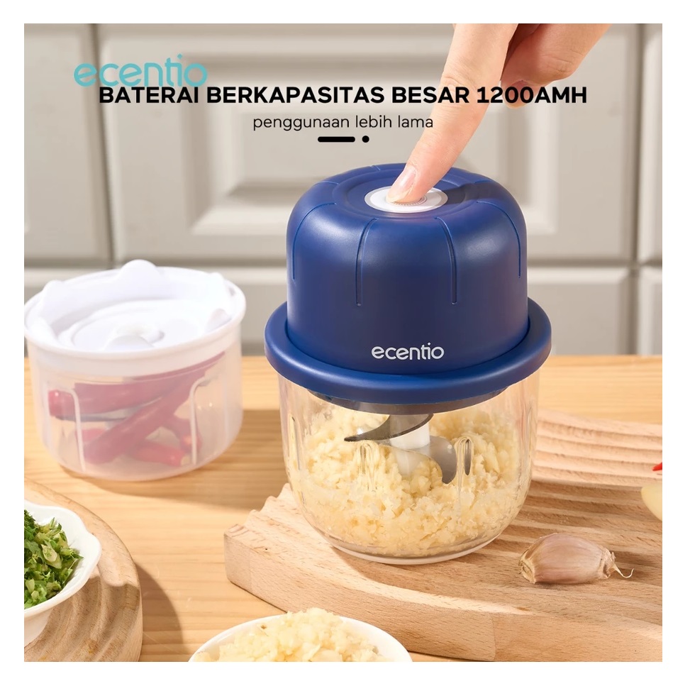 Dachin Etech Global ecentio Chopper Mini Kaca 2in1