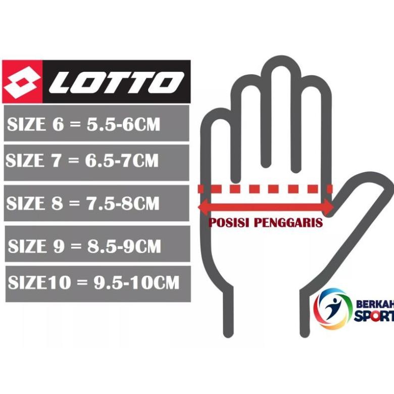  Lotto Sarung Tangan Kiper 