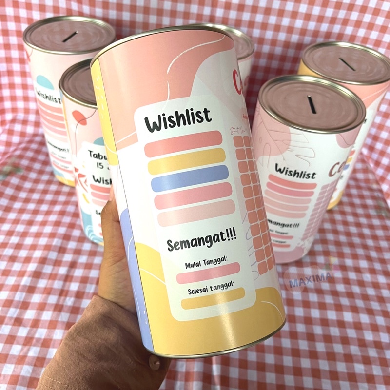  Celengan Target Jumbo Permanen atau Buka Tutup