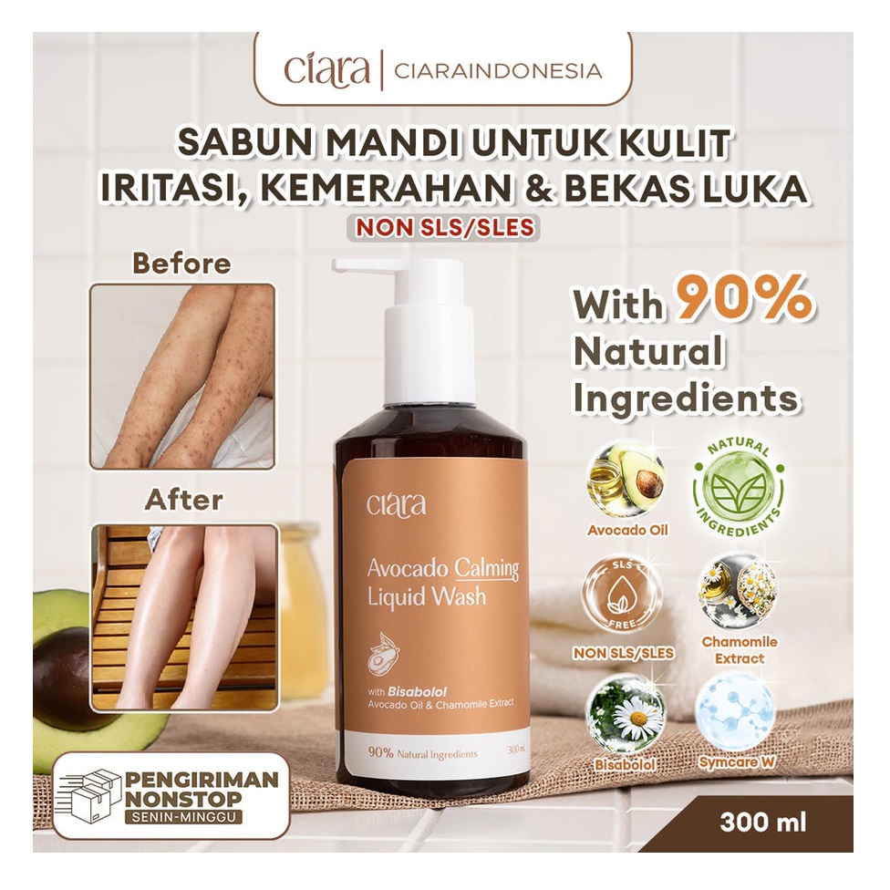 Brighty Global Sinergi Ciara Avocado Calming Liquid Wash