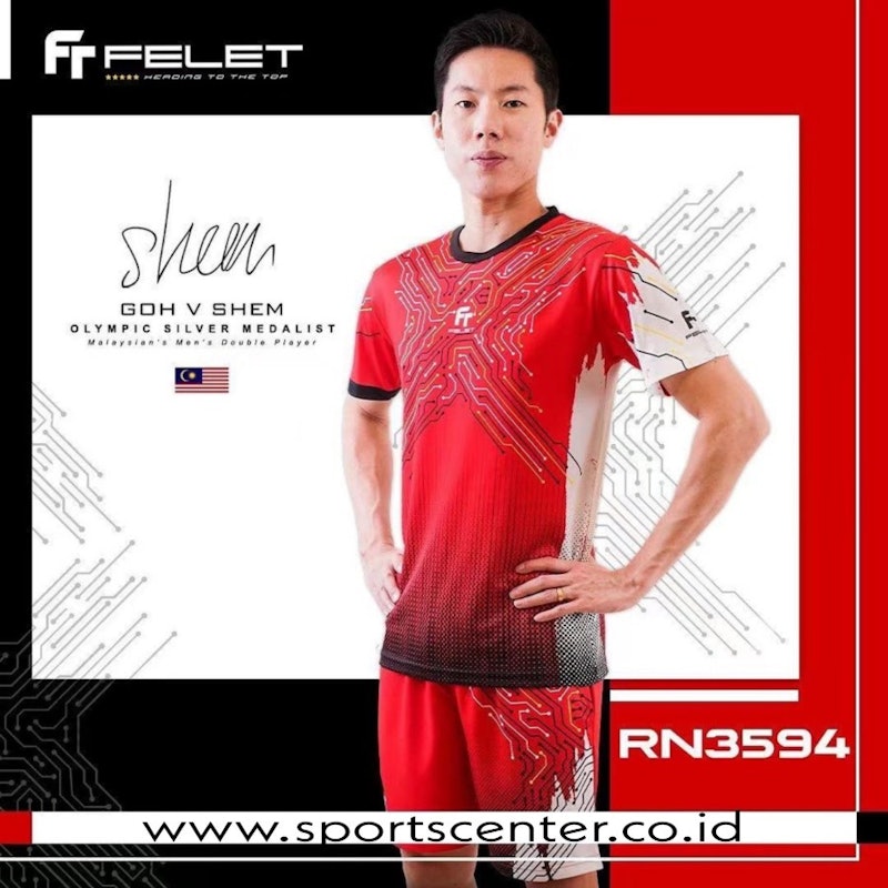 Jersey Badminton RN 3594-3595