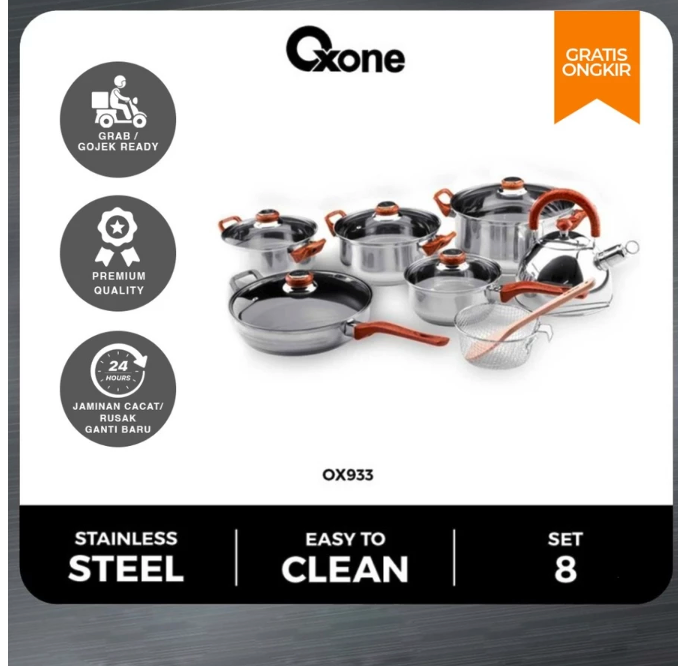 Octa Utama Oxone Panci Stainless Steel OX933