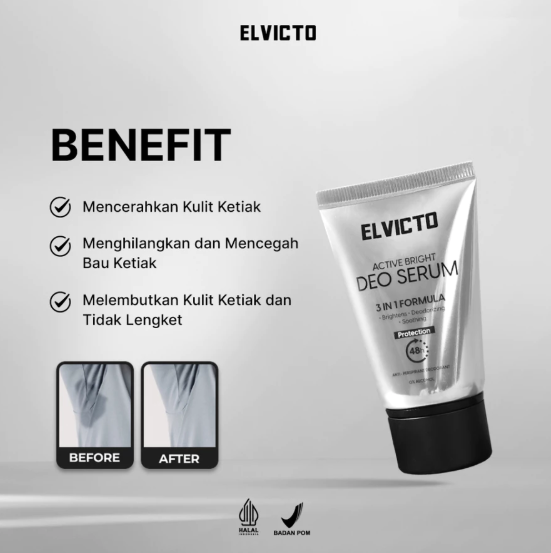Gizi Indonesia ELVICTO Active Bright Deo Serum