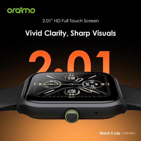 oraimo Watch 5 Lite Smartwatch OSW-804